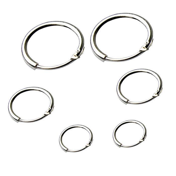 New Womens Beauty Fashion Silver Small Large Hoop Drop Round Durable Earrings