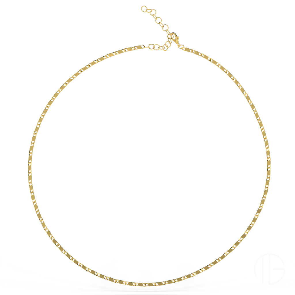 Maya's Grace Dainty Minimalist Choker Necklace for Women, Boho Jewelry, Gold and Silver Plated, Layering Necklace