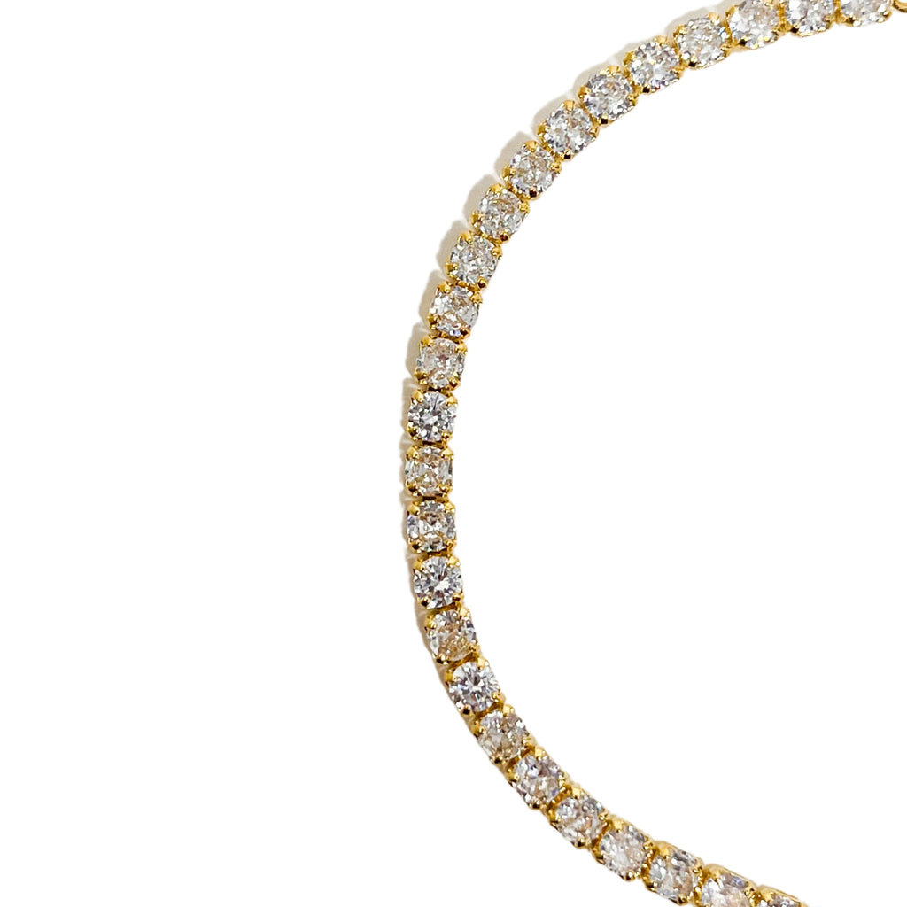 Maya's Grace Adjustable Diamond Bracelet - Gold, Silver & Rose Gold Elegance