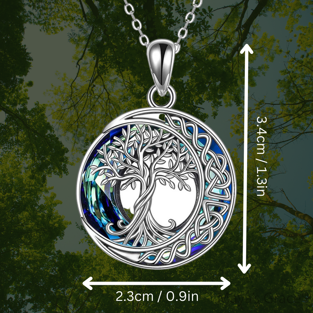 Maya's Grace Tree of Life Necklace - Memorial Keepsake Jewelry for Ashes