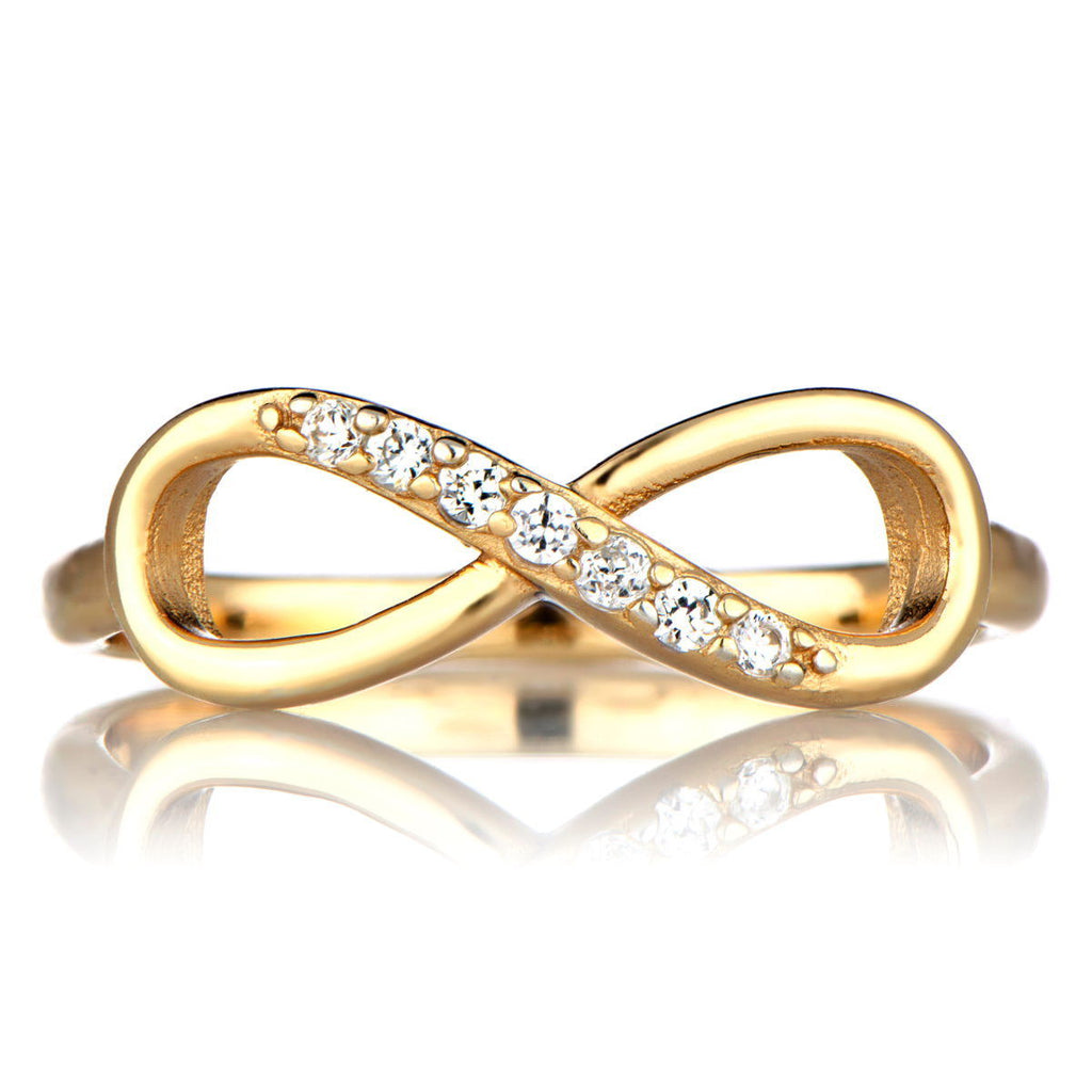 Infinity Love Charm Ring
