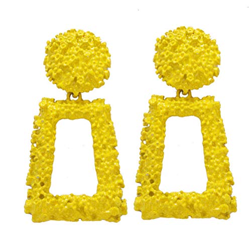 New Women Gold Silver Geometric Statement Drop Dangle Earrings Wedding Jewelry