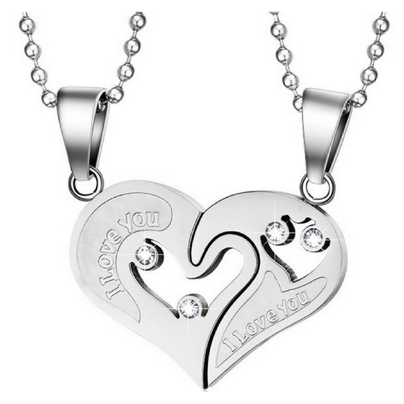I love 2025 you heart pendant