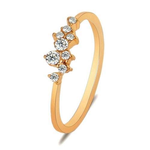 Women Rings Weave Crystal Gold Silver Color Female Fashion Party Trendy Jewelry
