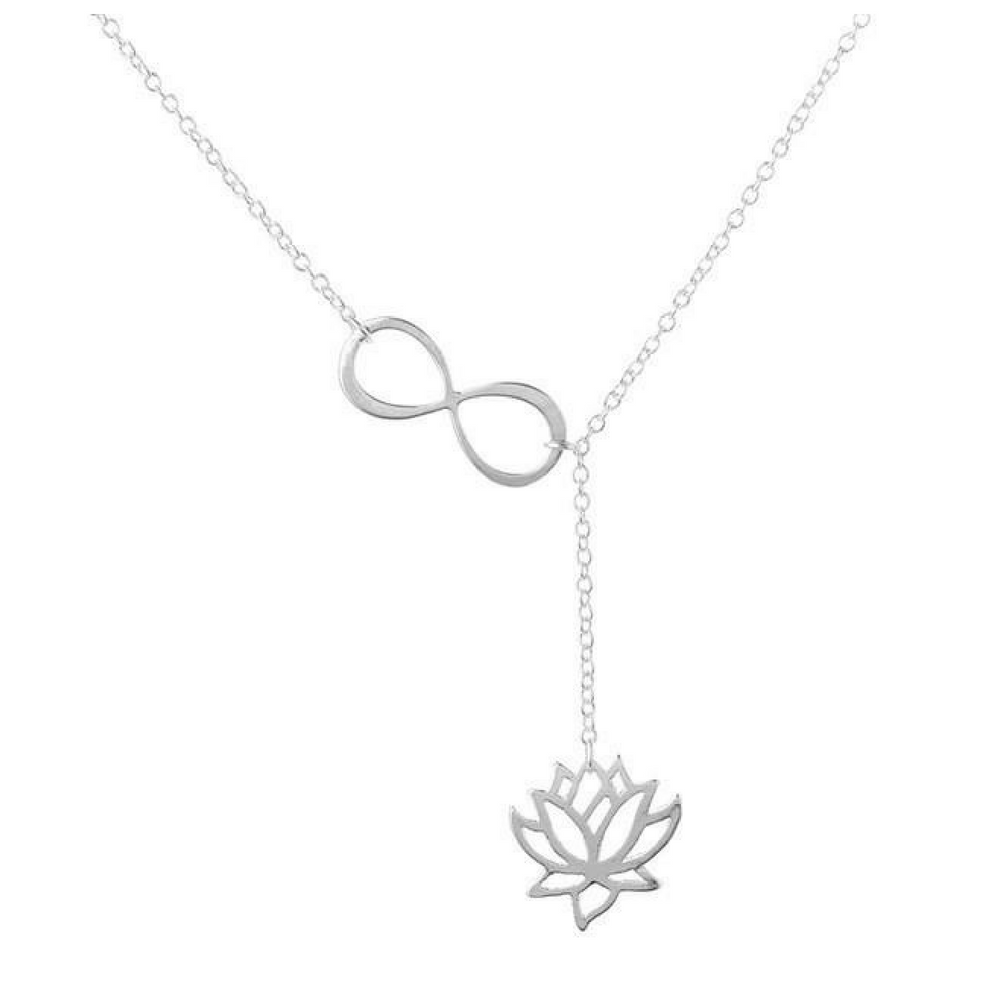 Infinity Lotus Necklace
