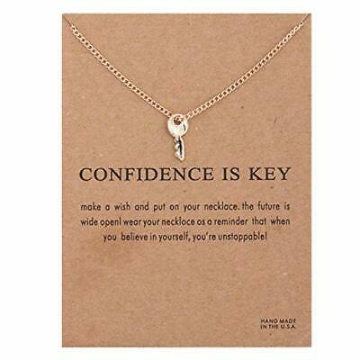 Confidence is Key Pendant Necklace
